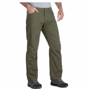 KUHL Kontra Air Pants Wide Leg Utility Hiking Gorpcore Olive Green Men's 42 x 33